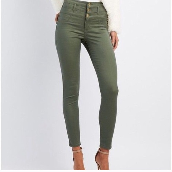 refuge Denim - Refuge Olive Jeans